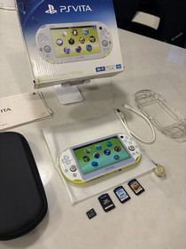 Sony PlayStation Vita Slim PS VITA Pch-2000 Lime Green CIB Console US SELLER