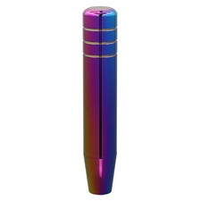 Long Shift Knob Weighted Aluminum Alloy Polished Metal Handle Gear Stick Shif...