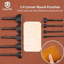1pc Leather Corner Punch Cutter Knife 1/4 Round Punches Arc-Shaped Cutting Die
