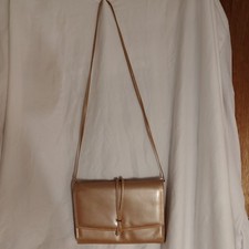 Vintage Jay Herbert Leather Envelope Clutch Bag with Shoulder Strap