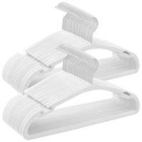 Songmics Samt KleiderbüGel 50Er Set Rutschfest 43X21Cm Drehbarer Haken