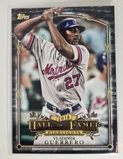 2018 TOPPS VLADIMIR GUERRERO HALL OF FAME HIGHLIGHTS BLACK SP HFH8 EXPOS