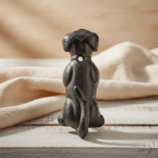 Wandhaken aus Gusseisen, Hund, Hundegarderobe, Dekorativer Haken, Clayre & Eef