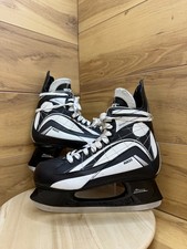 *ROCES : MENS easy k ICE HOCKEY SKATES*  black white size 9.5 Uk no box vgc 