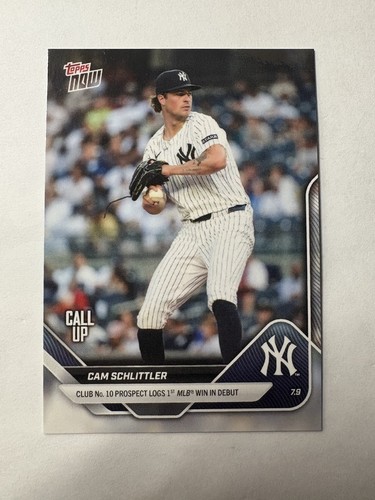 2025 Topps Now 407 Cam Schlittler