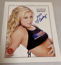 Rare Porn Star Austyn Moore Signed 8x10 Promo Photo