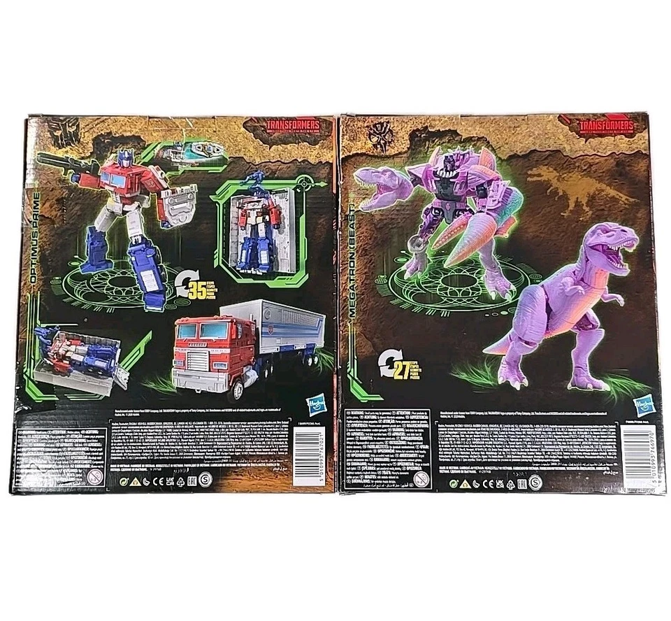 Transformers Kingdom Megatron Beast And Optimus Prime Leaderclass MISB - Image 2 of 4