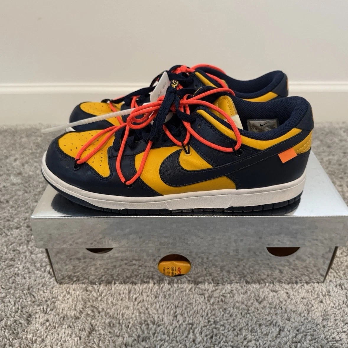 Nike Dunk Low White University Gold for Sale | Authenticity