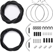 Universal Bike Brake Cable and Shift As shown in the picture, Black 