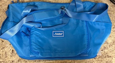 The Foldie Nylon Foldable Shoulder Travel Large Tote Bag NEW Tags