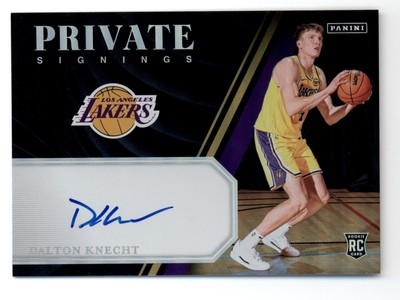 2024-25 Panini Private Signings #8 Rookie Dalton Knecht RC Auto On 2024-25 Panini Private Signings #8 Rookie Dalton Knecht RC Auto On