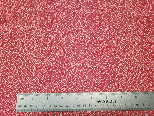35" Crackle Dot Print Unbranded Tonal Blender Light Red - Picture 2 of 2