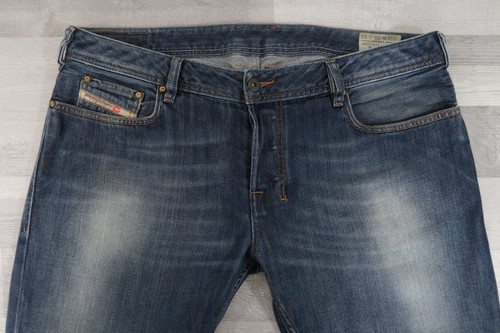 Diesel Zatiny Jeans Herren Regular Bootcut Blau W38 L29 Waschung 008J4