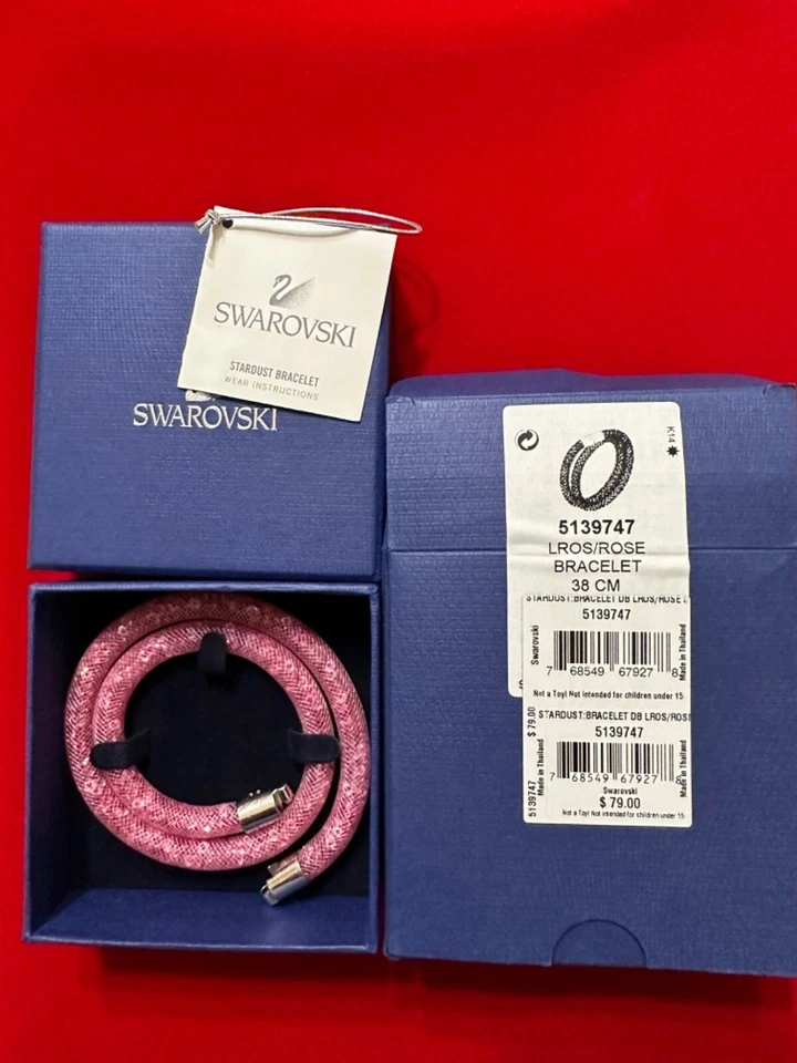 Brazalete doble Swarovski Crystal Rose StarDust Foto 2 de 3