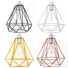 Contemporary Bird Cage Metal Basket Ceiling Light Shade & Lampshade Pendant Gift