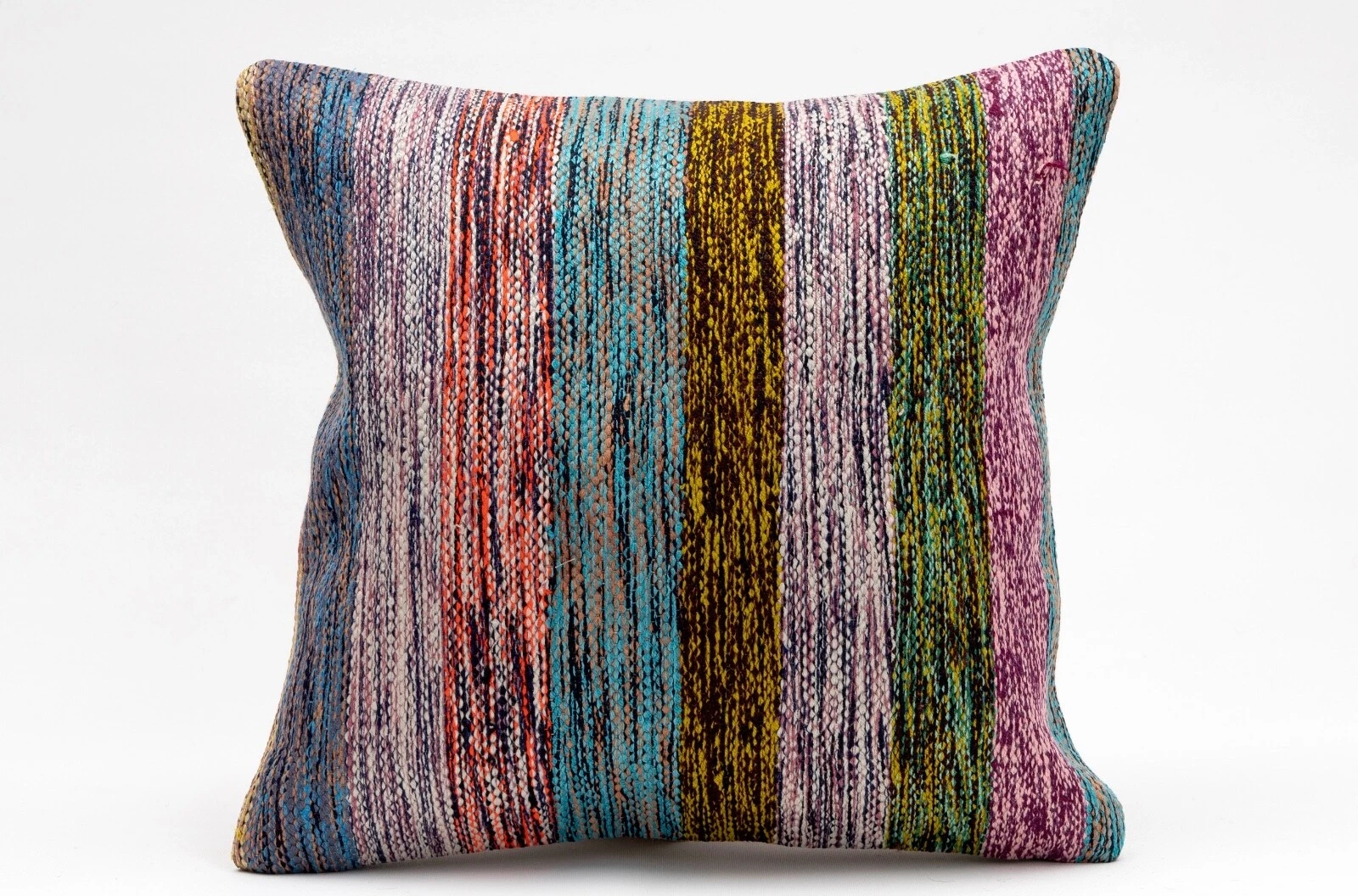 Kilim Pillow Cover, 16x16 in, Ethnic Pillow, Throw Pillow, Decorative Pillow