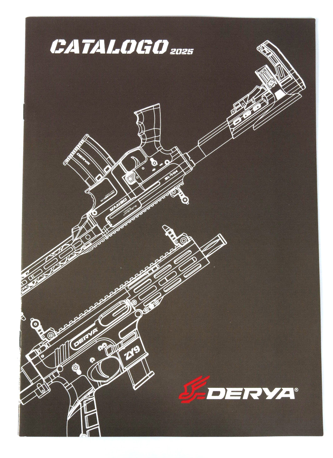 PRL) DERYA CARABINE ARMI PISTOLE CATALOGO 2025 GUNS FUSIL DEPLIANT BROCHURE ARME