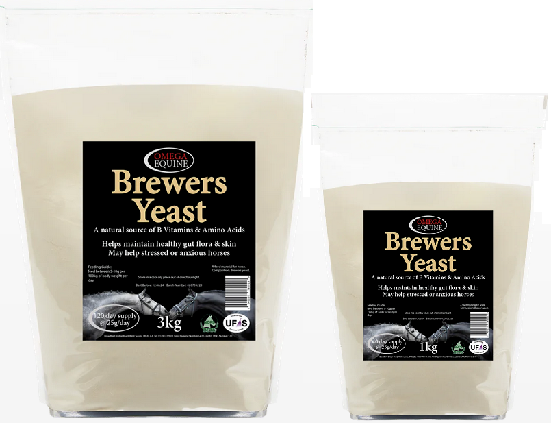 Omega Equine Brewers Yeast Supplement For Healthy Gut Flora Hindgut  Digestion