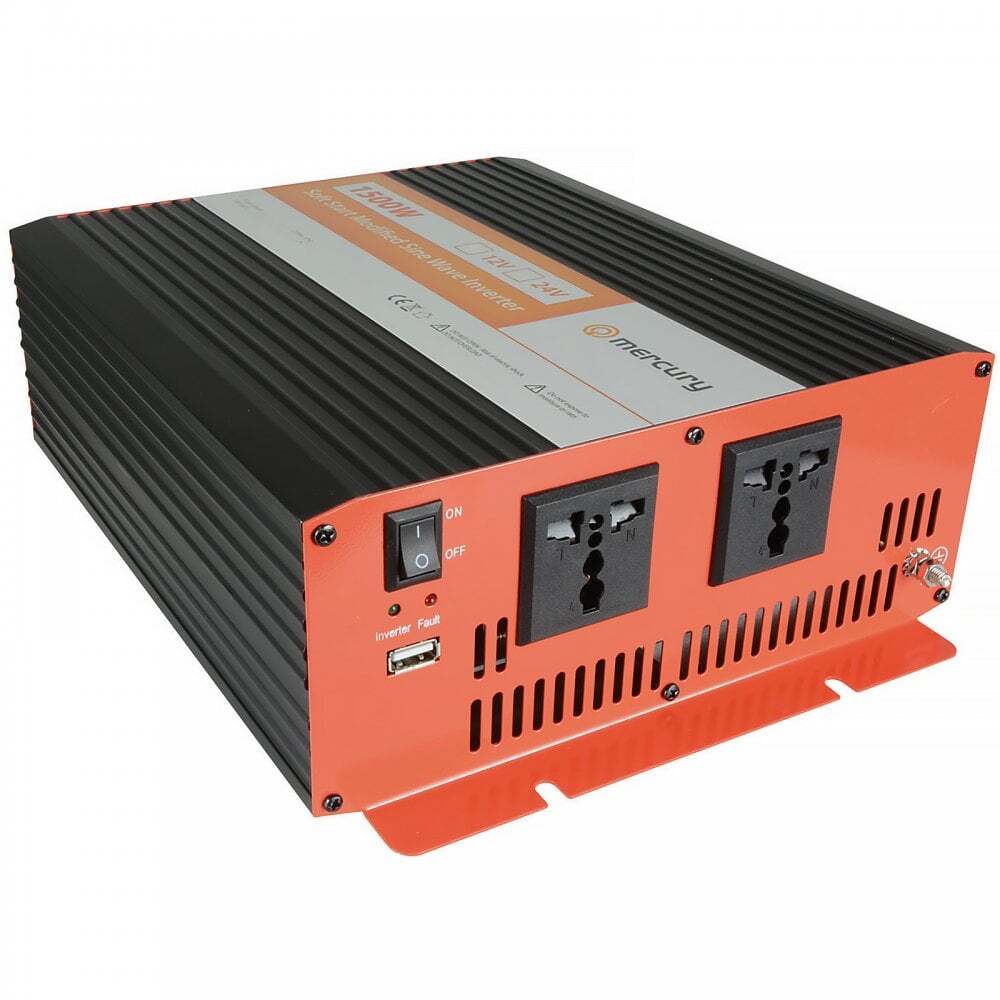 12Vdc 1500W Modified Sine Wave Inverter Soft Start 230V AC