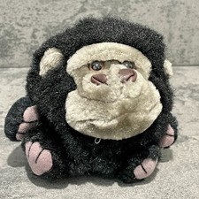 Vintage 1997 Swibco Puffkins Max the Gorilla Stuffed Plush Animal 4" Tall