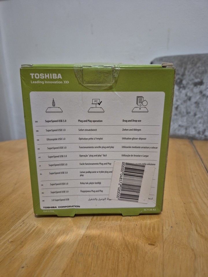 Toshiba Canvio Advance 2.5" USB 3.0 Portable External Hard Drive