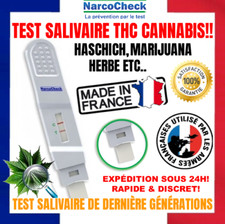 TEST SALIVAIRE RAPIDE DÉPISTAGE ✅THC RÉSINE CANNABIS DROGUE (HAUTE FIABILITÉ)