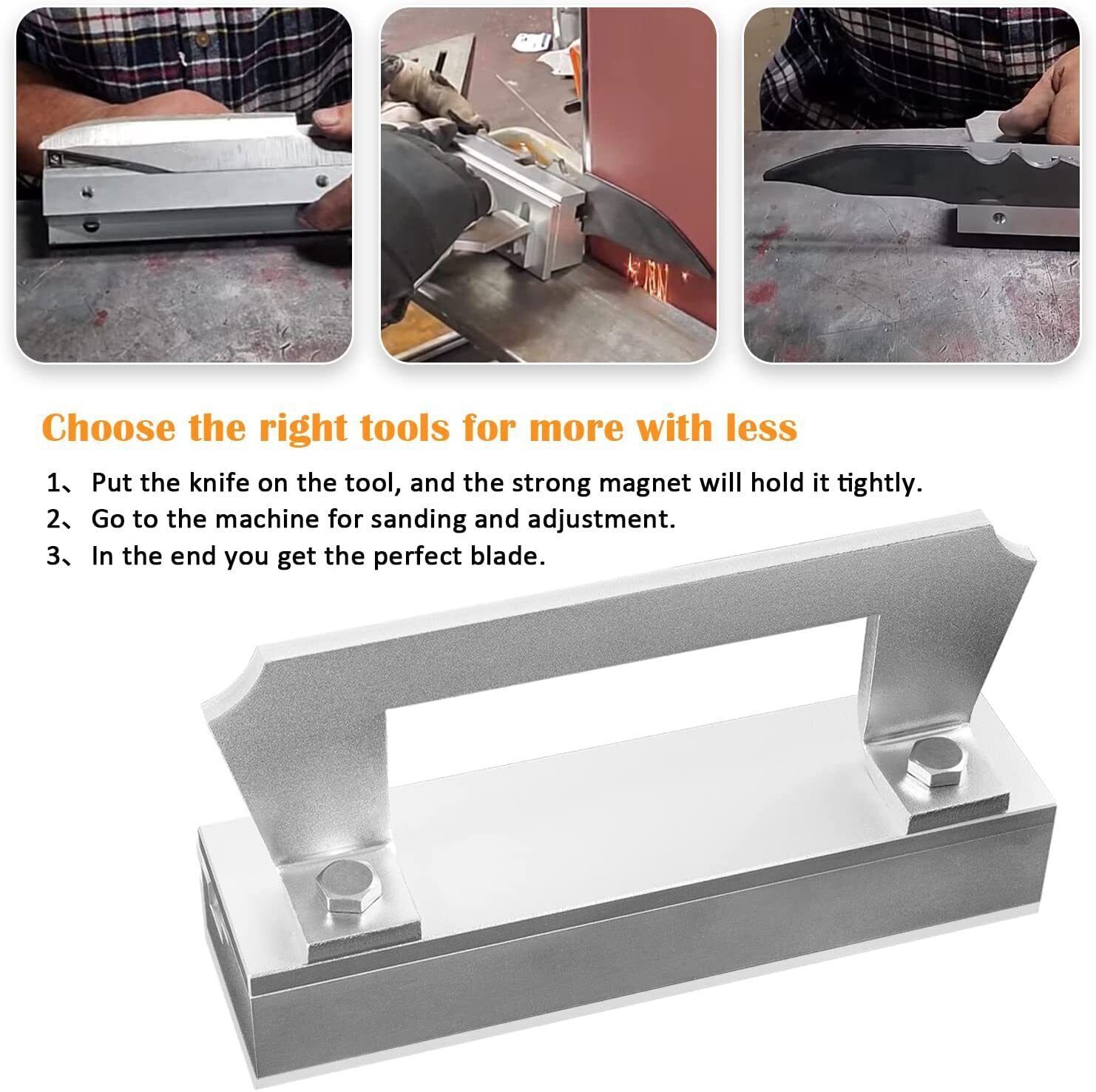 Bevel Jig for knife making, for Grinding & Sharpening Metal
