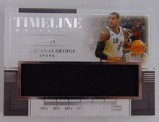 2019 Panini National Treasures Timeline Materials /99 LaMarcus Aldridge #TM-LMA