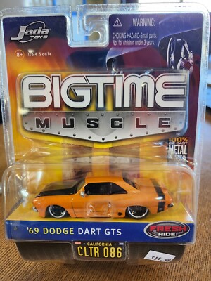 Jada Toys Big Time Muscle Wave 8 '69 Dodge Dart GTS CLTR 086 | eBay