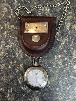 Nike Quartz Green Swoosh Pocket Watch Model # 3638 | eBay