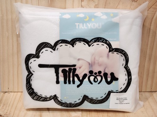 BRAND NEW: TILLYOU 3 PACK BAMBOO TICKER WATERPROOF CHANGING PAD LNERS - Picture 2 of 5