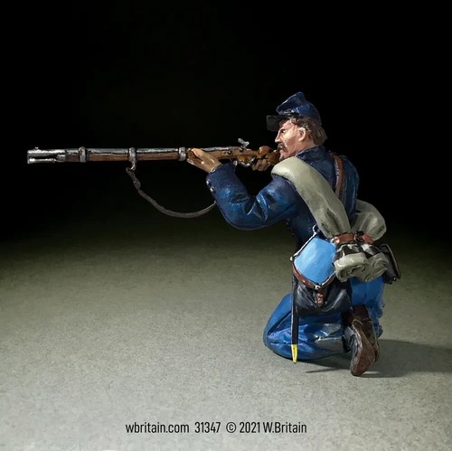 W. Britain - Federal Irish Brigade Kneeling Firing No. 1 #31347