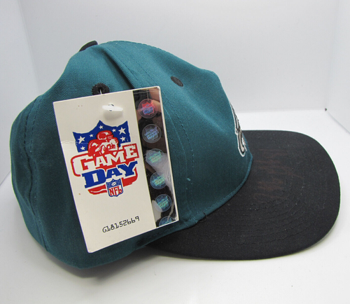 Vintage 1998 Logo 7 Jeff Graham 81 Autographed Philadelphia Eagles Cap Licensed - Picture 5 of 9