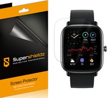 3X Supershieldz Clear Screen Protector for Amazfit GTS 2 Mini TPU 