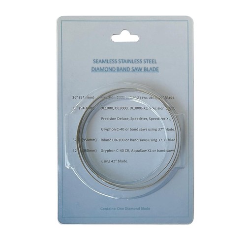 37 Inch Diamond Coated Bandsaw Blade for Gryphon C-40, CRL - 2 Pack - Picture 5 of 5