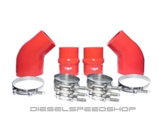 FITS 1994-2002 Dodge Cummins® INTERCOOLER BOOT KIT BRIGHT RED W/ CLAMPS!