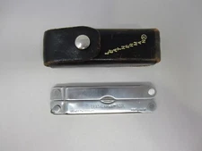 Vintage USA Stamped Leatherman PST Multi-tool 05-94 W/ Brown Leather Case