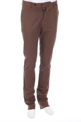 LUIGI BORRELLI NAPOLI Hose Falten 46 chocolate NEU