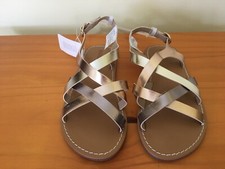 NWT Gymboree Girls Sandals shoes Metallic Rose Gold Many Sizes
