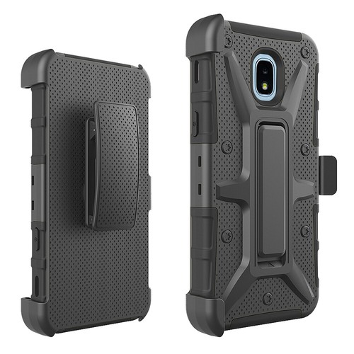 For Samsung Galaxy J3 (2018)/Achieve/Star - Protect Cover Case w/Holster Clip - Picture 5 of 16