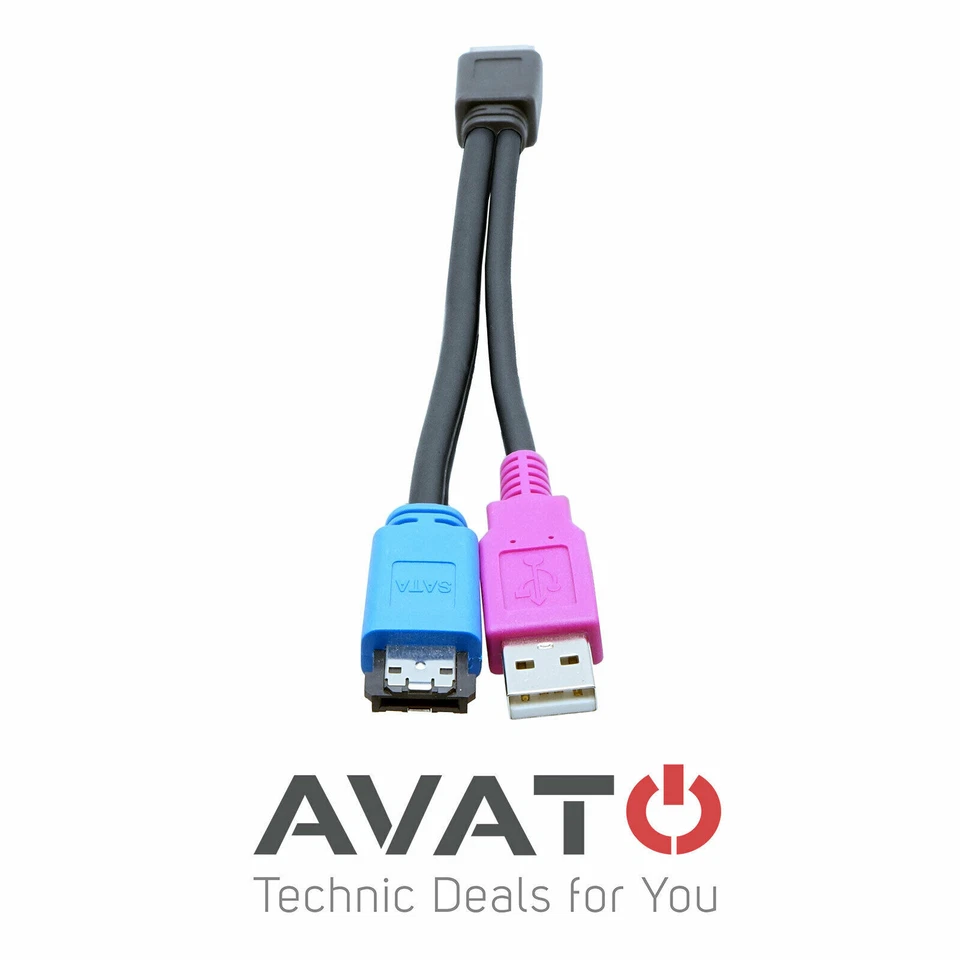 Splitkabel y Kabel e-Sata USB für SKY Festplatte für SKY Humax / PACE Receiver - Bild 2 von 4