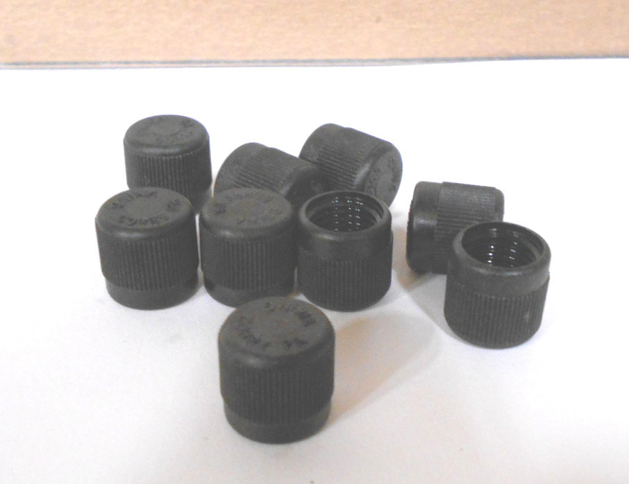 Lot of 10 R12 R22 A/C Service Port Caps 1/4
