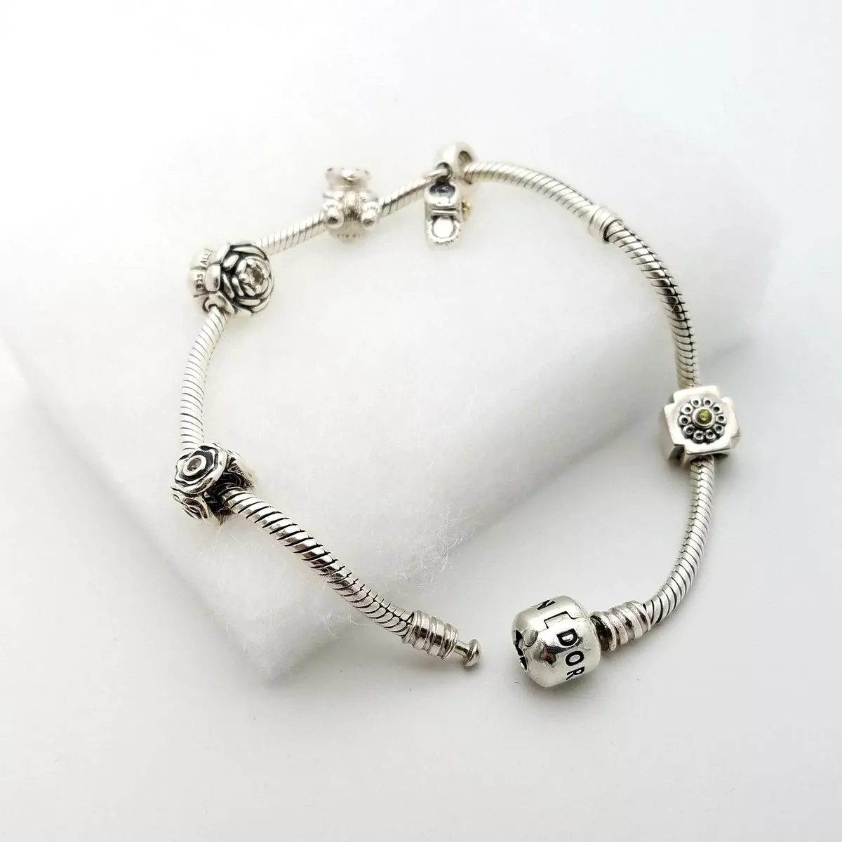 Pandora bracelet with 5 charms cheap