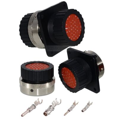32 Pin ITT Cannon Aviation Circular Male Female Waterproof Connector Plug Kit