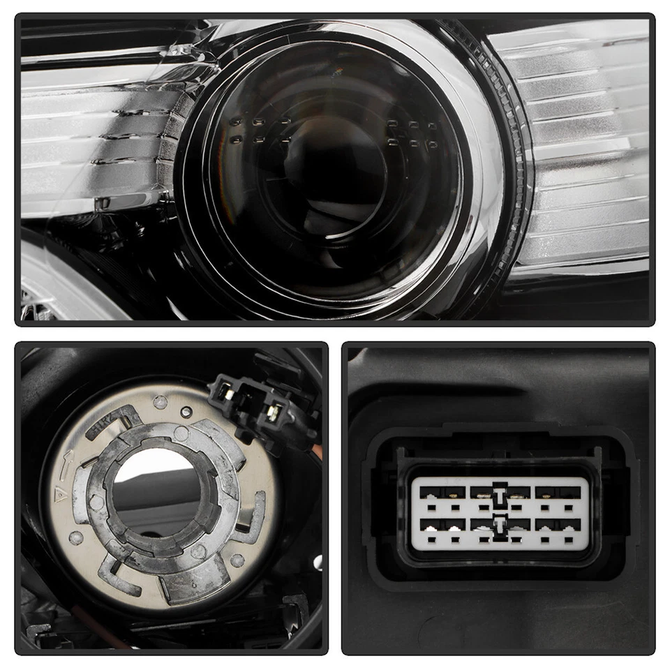 For 2010-2012 Ford Taurus SE/SEL/ Limited Halogen Projector Headlight Left+Right Foto 4 de 4