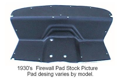 1934 1935 Pierce Arrow Firewall Pad
