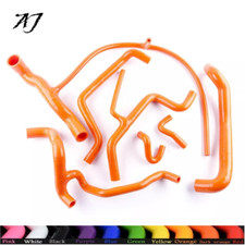 PARA 94-99 VOLKSWAGEN GOLF MK3 JETTA VENTO A3 VR6 2.8L TURBO SILICONA NARANJA MANGUERA