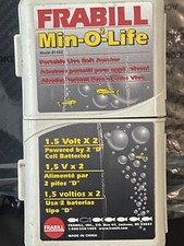 vintage frabill portable aerator min-o-life 1.5 voltx 2