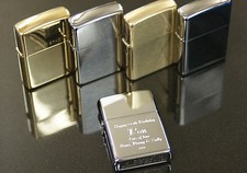 Personalised Genuine Zippo Lighters 5 Options Engraved Birthday Men Smoking Gift