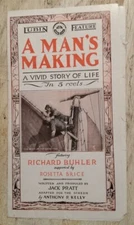 1915 "A Man's Making" Richard Buhler Silent Movie Advertising Brochure